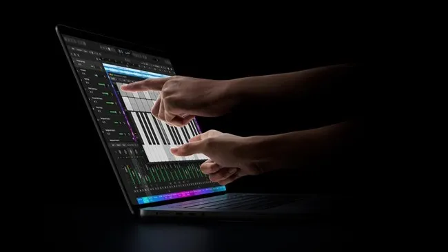 MacBook Pro layar sentuh