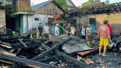 Kebakaran Wonosobo Hanguskan 3 Rumah, Kerugian Lebih Dari Rp500 Juta