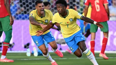 Hasil Brasil vs Maroko 1-1, Vinicius Balas Gol Saibari