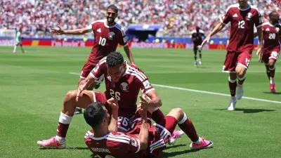 Qatar vs Swiss 1-1, Gol Khoukhi Buyarkan Kemenangan Swiss
