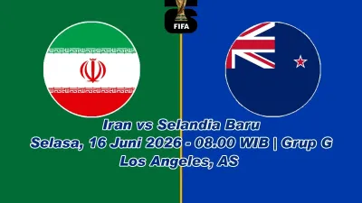 Jadwal Dan Prediksi Iran vs Selandia Baru di Piala Dunia 2026, Tim Melli Lebih Favorit