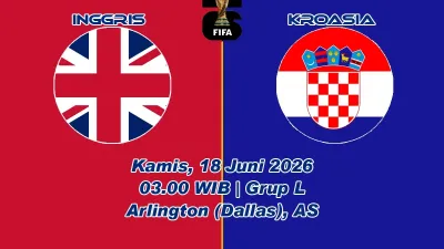 Prediksi Inggris vs Kroasia di Piala Dunia 2026, Duel Berat Grup L
