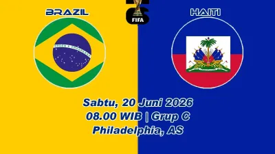 Prediksi Brasil vs Haiti 20 Juni 2026, Selecao Bidik Kemenangan Pertama