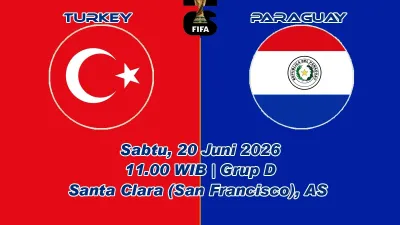 Prediksi Turki vs Paraguay 20 Juni 2026, Duel Hidup Mati Grup D
