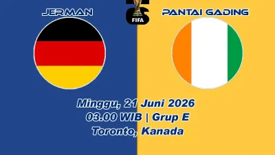 Prediksi Jerman vs Pantai Gading 21 Juni 2026: Duel Puncak Grup E