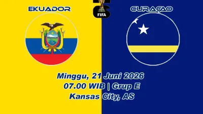Prediksi Ekuador vs Curacao 21 Juni 2026: La Tri Wajib Bangkit