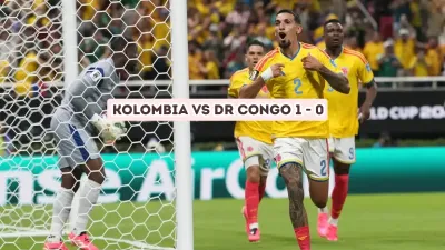 Kolombia Kunci Tiket Babak 32 Besar Setelah Menang 1-0 atas DR Kongo