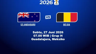Selandia Baru vs Belgia dan Skenario Lolos Grup G