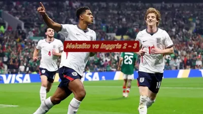 Hasil Meksiko vs Inggris 2-3, Bellingham Bersinar dan The Three Lions Lolos Meski Main 10 Pemain
