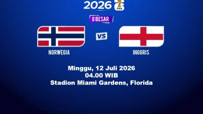 Prediksi Norwegia vs Inggris: Haaland Tantang Kane di Perempat Final Piala Dunia 2026