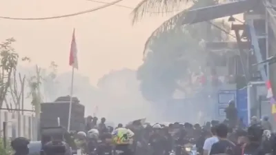 Perlawanan Jaringan Narkoba Kampung Bahari Berujung Gas Air Mata, BNN Amankan Sejumlah Terduga Pelaku