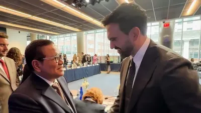 Transjabodetabek Dipaparkan Pramono ke Wali Kota New York