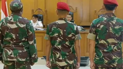 Tiga Oknum TNI Didakwa Pembunuhan Berencana Kacab Bank BUMN