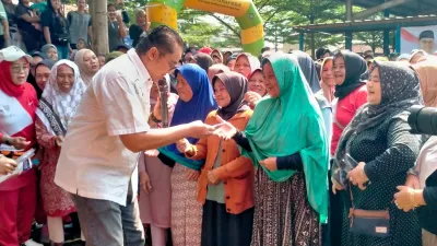 Pasar Murah di Majalaya Diserbu Warga Saat Harga Sembako Naik