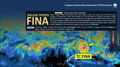 Tiga Siklon Menguji Ketahanan Cuaca Indonesia