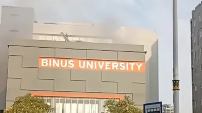 Binus Kebakaran, Auditorium Lantai 4 Kampus Cakra Terbakar