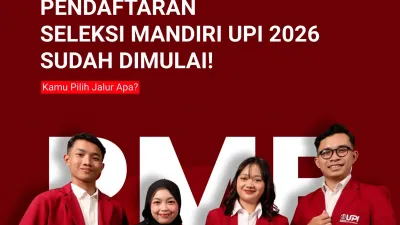 Seleksi Mandiri UPI 2026 Dibuka, Gunakan Nilai UTBK-SNBT