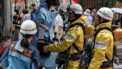 Ginza Tokyo Geger, Pria Semprot Zat Misterius di Mal