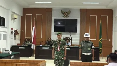 Pengadilan Militer Tinggi Perkuat Vonis Sertu Riza 10 Bulan