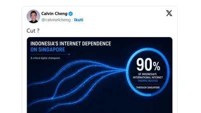 Kabel Laut Singapura, Meutya Hafid Jawab Calvin Cheng