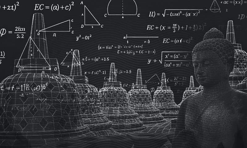 Foto pertama Candi Borobudur setelah dibersihkan dari tanaman yang tumbuh pada tubuh candi. Foto ini diambil Isidore van Kinsbergen pada 1873.- Isidore van Kinsbergen/Wikipedia.