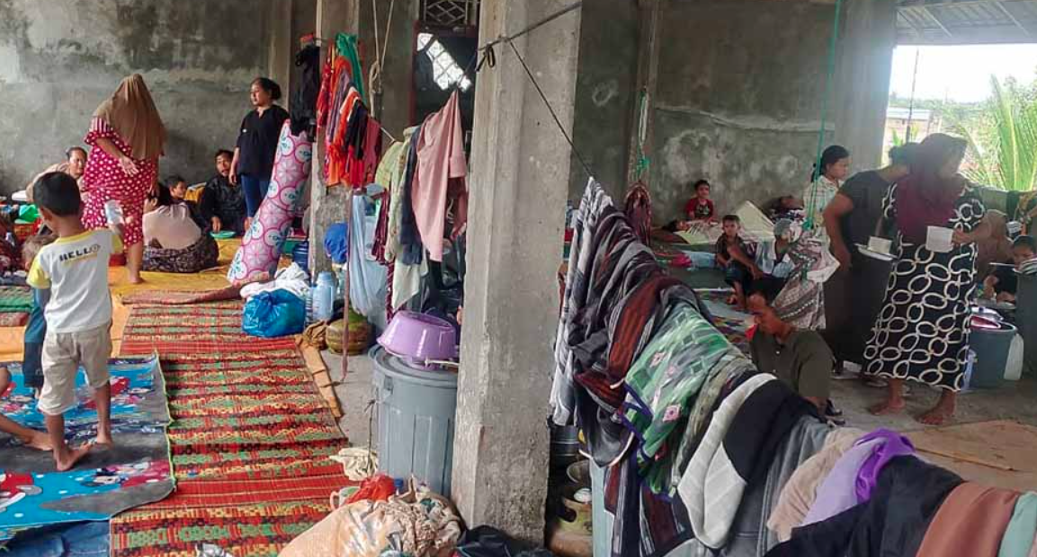 Foto Penampungan Pengungsi Korban Banjir