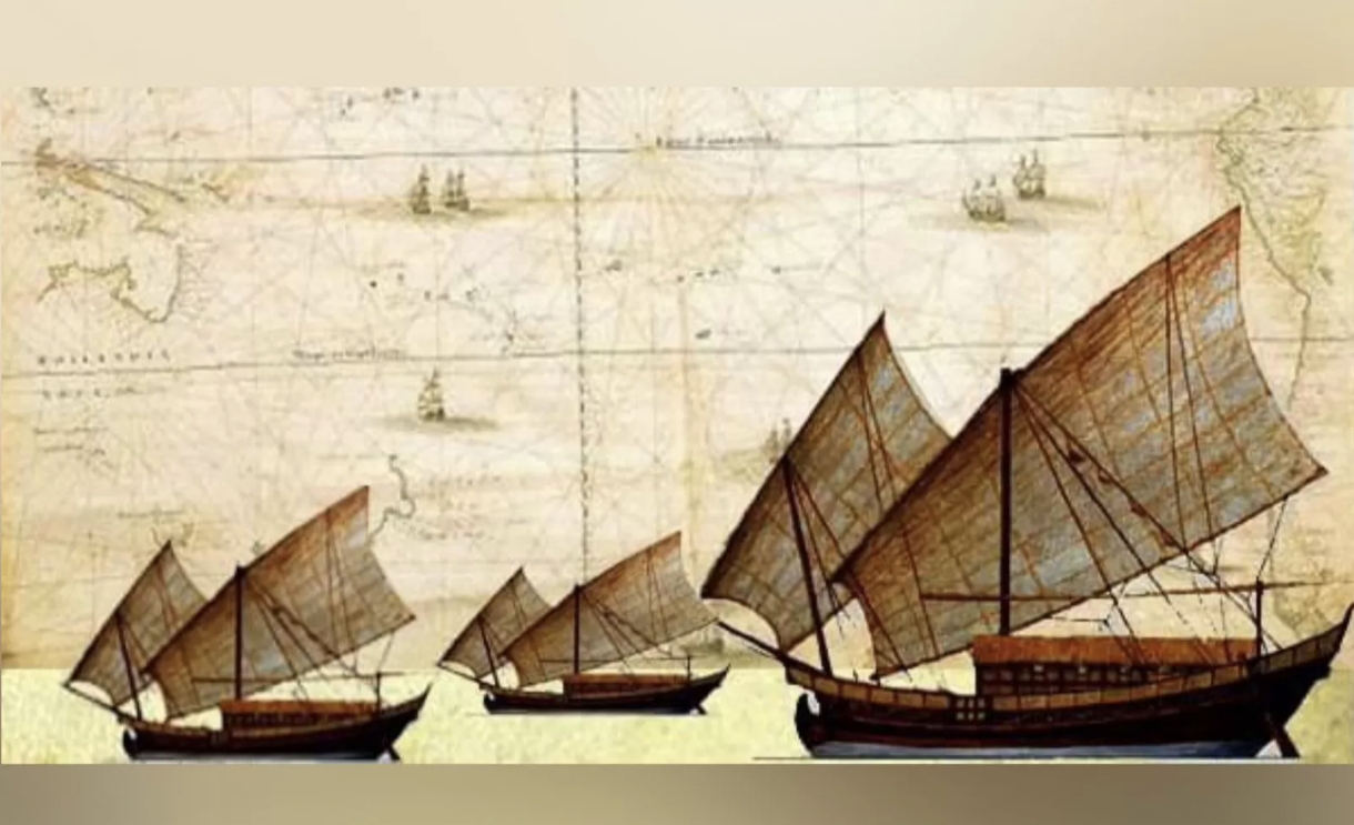 Ilustrasi Kapal Kuno Masyarakat Nusantara. (The Malay Pill)