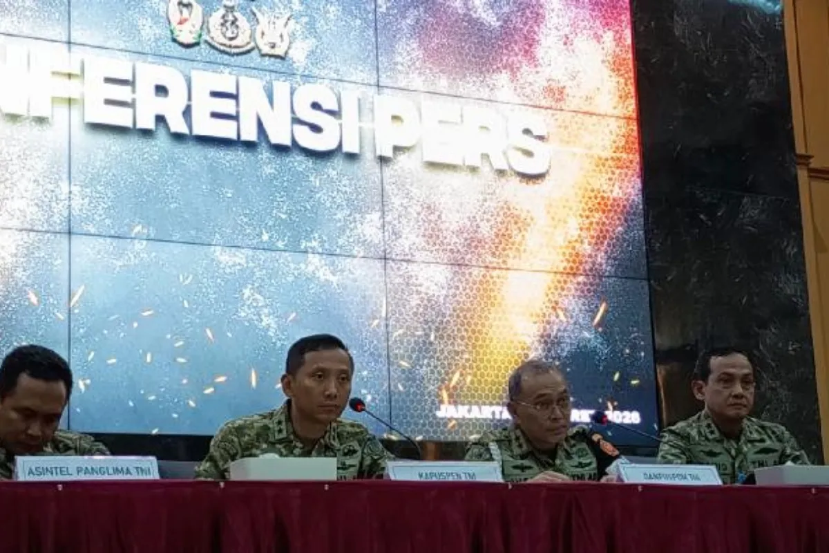 Konferensi Pers TNI Penyerangan Aktivis