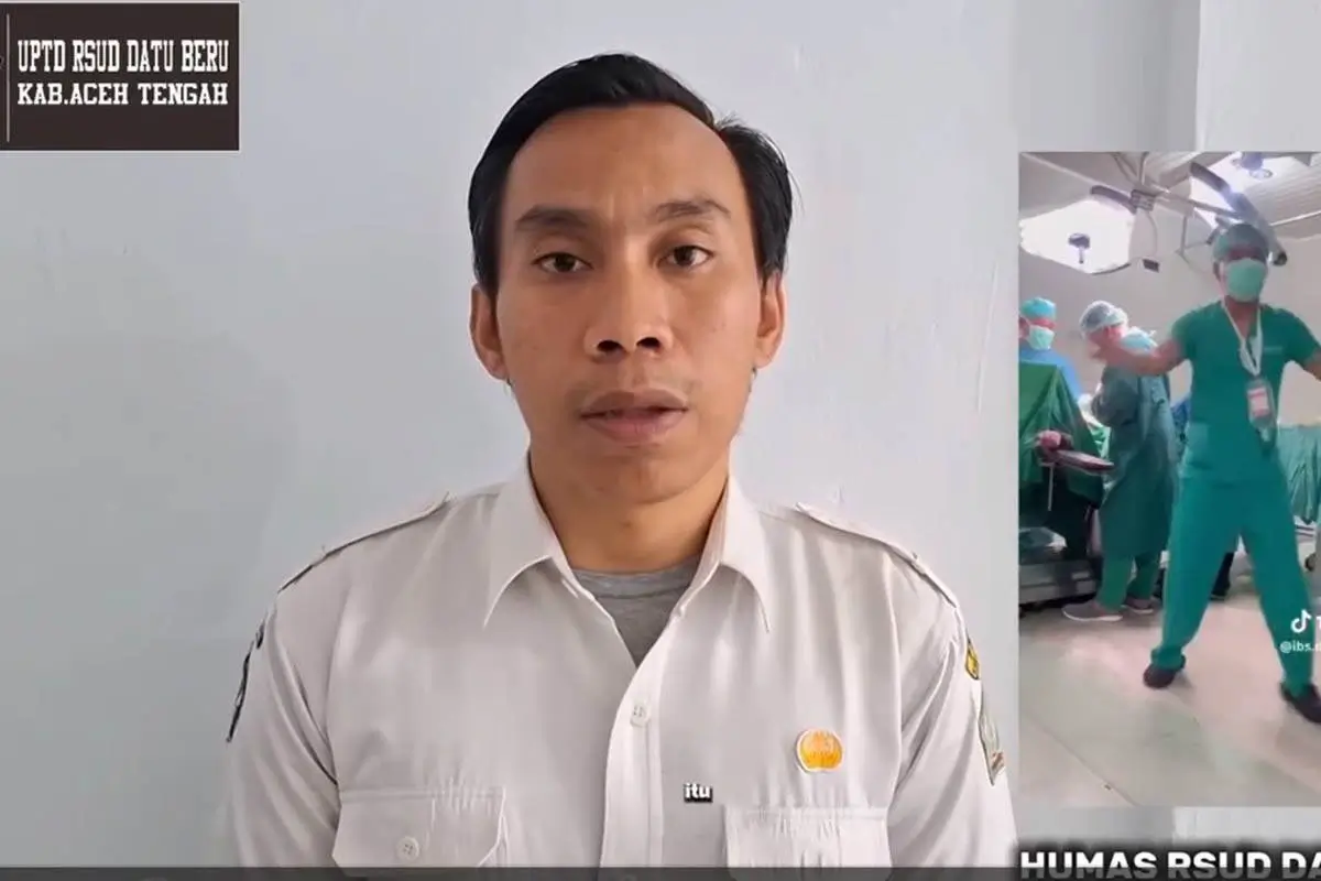 Riga Septian Bahri Nakes di Aceh joget saat operasi