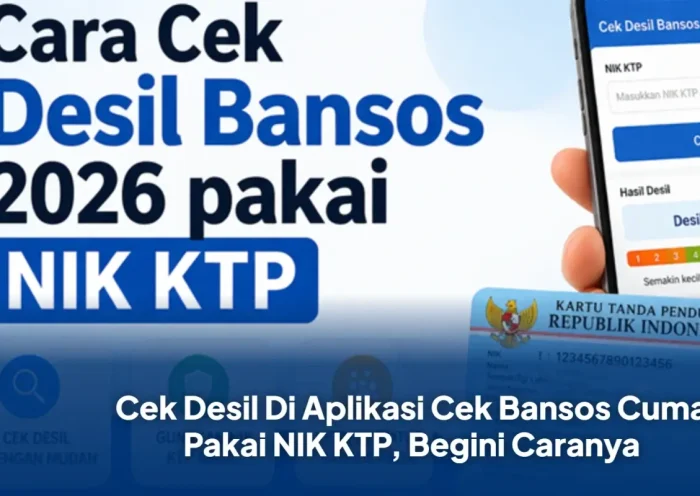 cek desil bansos pakai KTP