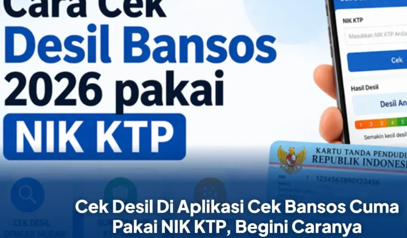 cek desil bansos pakai KTP
