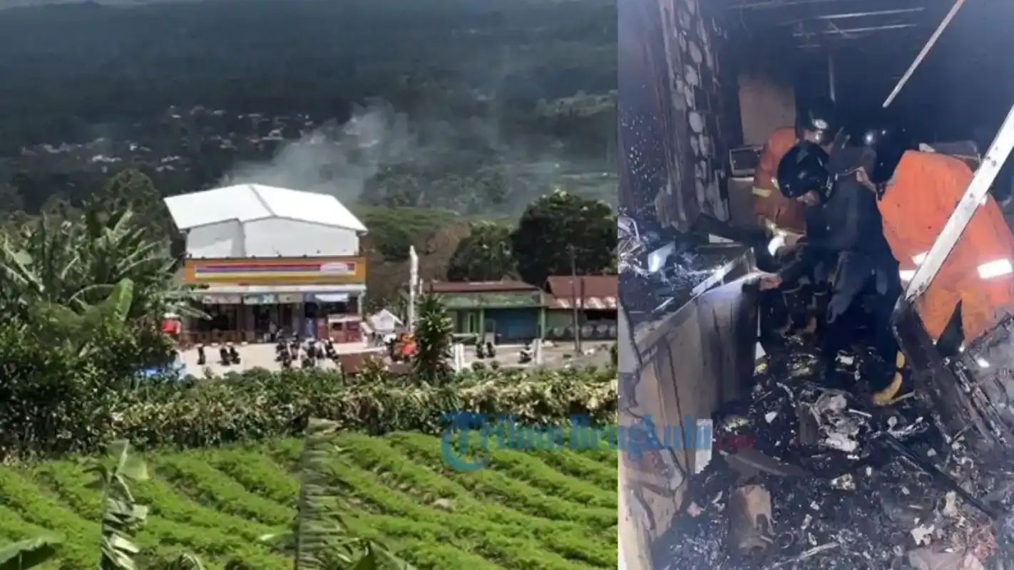 kebakaran Indomaret Pelalo