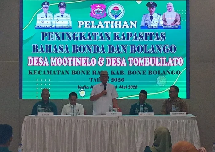 Bupati Bone Bolango, Ismet Mile, pelatihan bahasa daerah