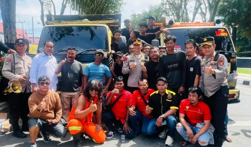 Demo supir truk Balikpapan