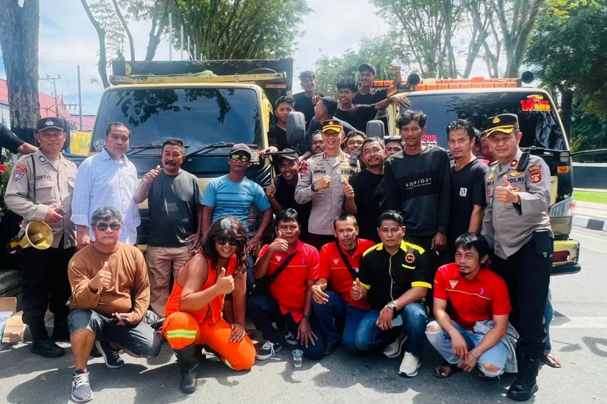 Demo supir truk Balikpapan