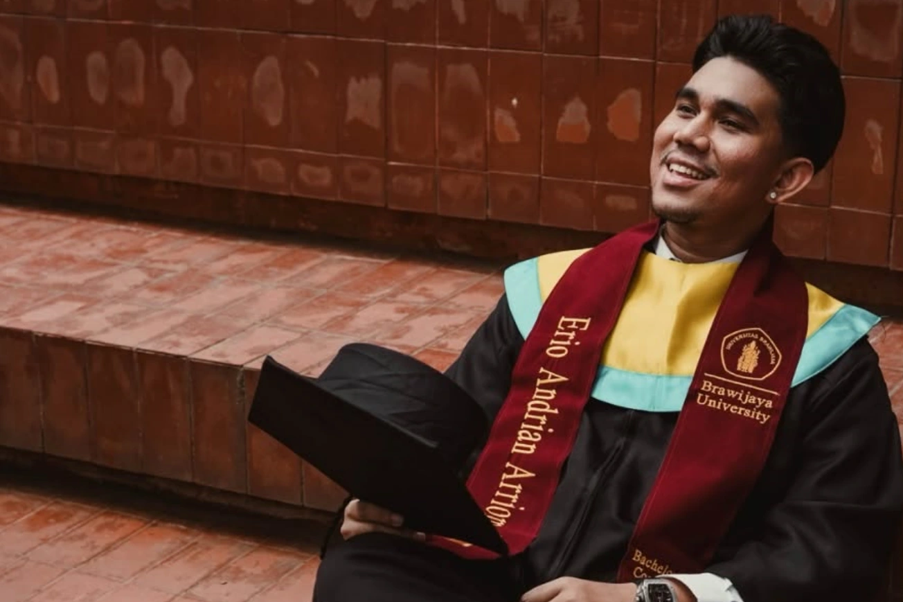 Erio Arriom Konten Kreator lulusan universitas brawijaya