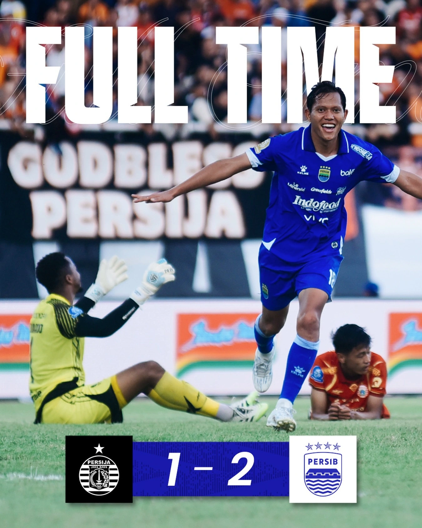 Full Time Persija Jakarta vs Persib Bandung