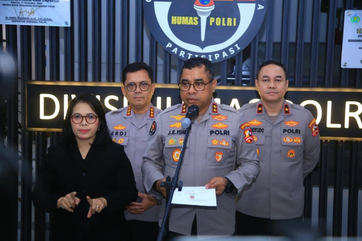 Kepala Divisi Humas Polri, Irjen Pol Johnny Eddizon Isir