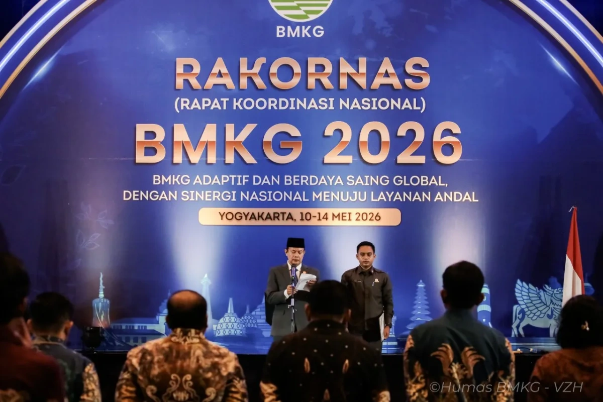 Kepala BMKG Teuku Faisal Fathani Rakornas