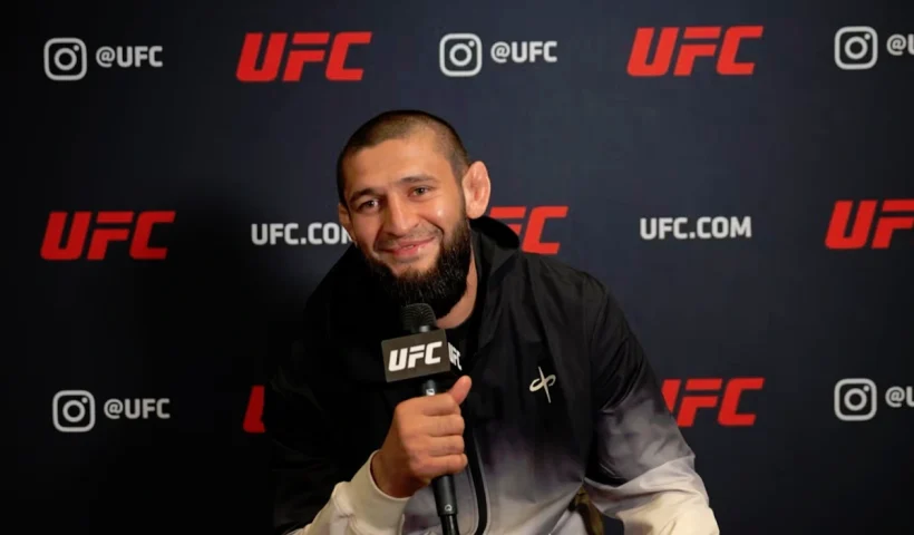 Khamzat Chimaev Saat Wawancara Jelang ufc 328