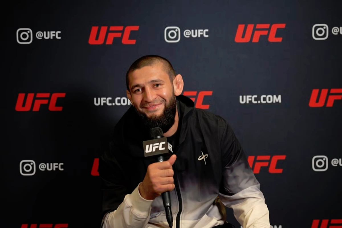 Khamzat Chimaev Saat Wawancara Jelang ufc 328