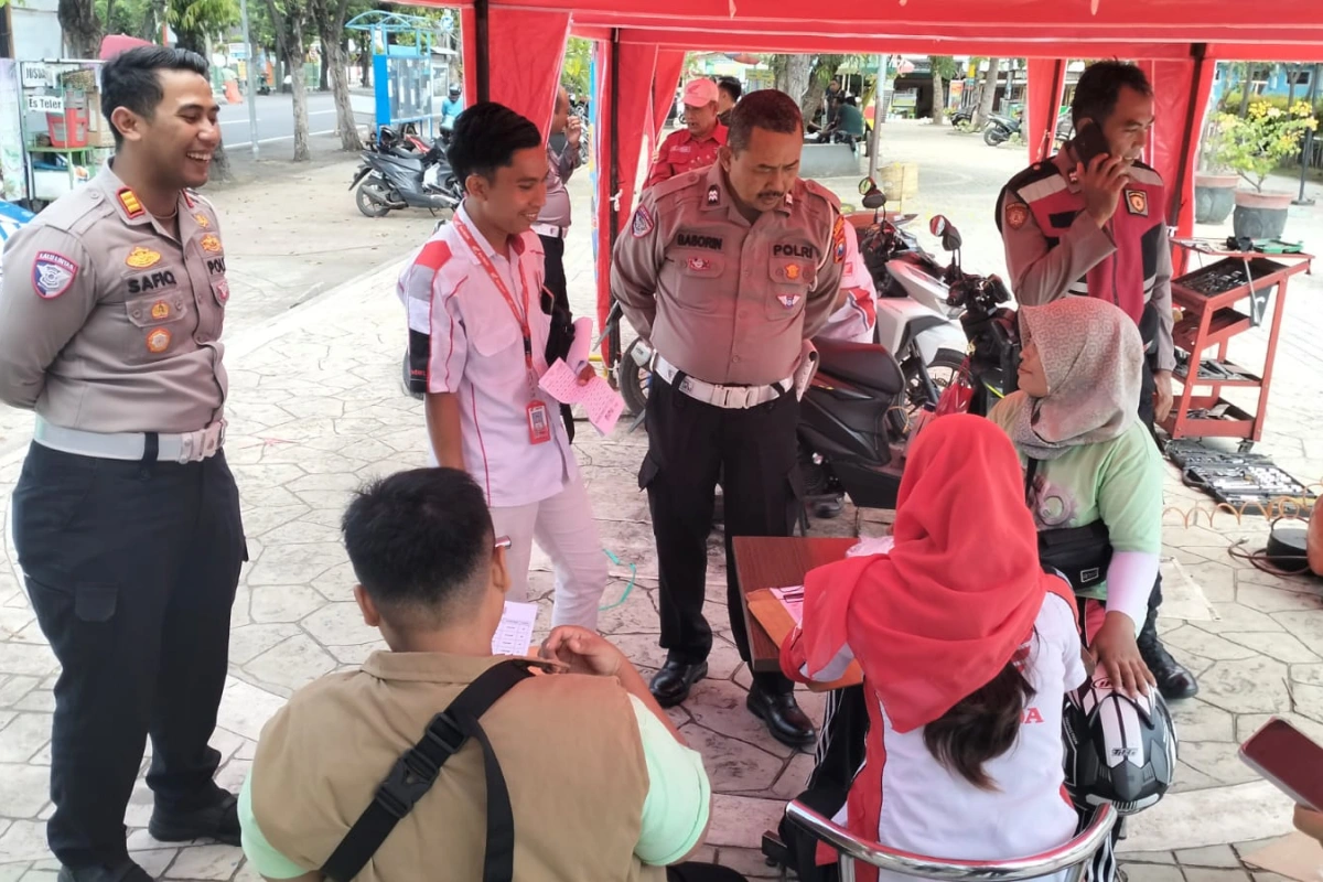 Layanan bengkel gratis Polres Probolinggo