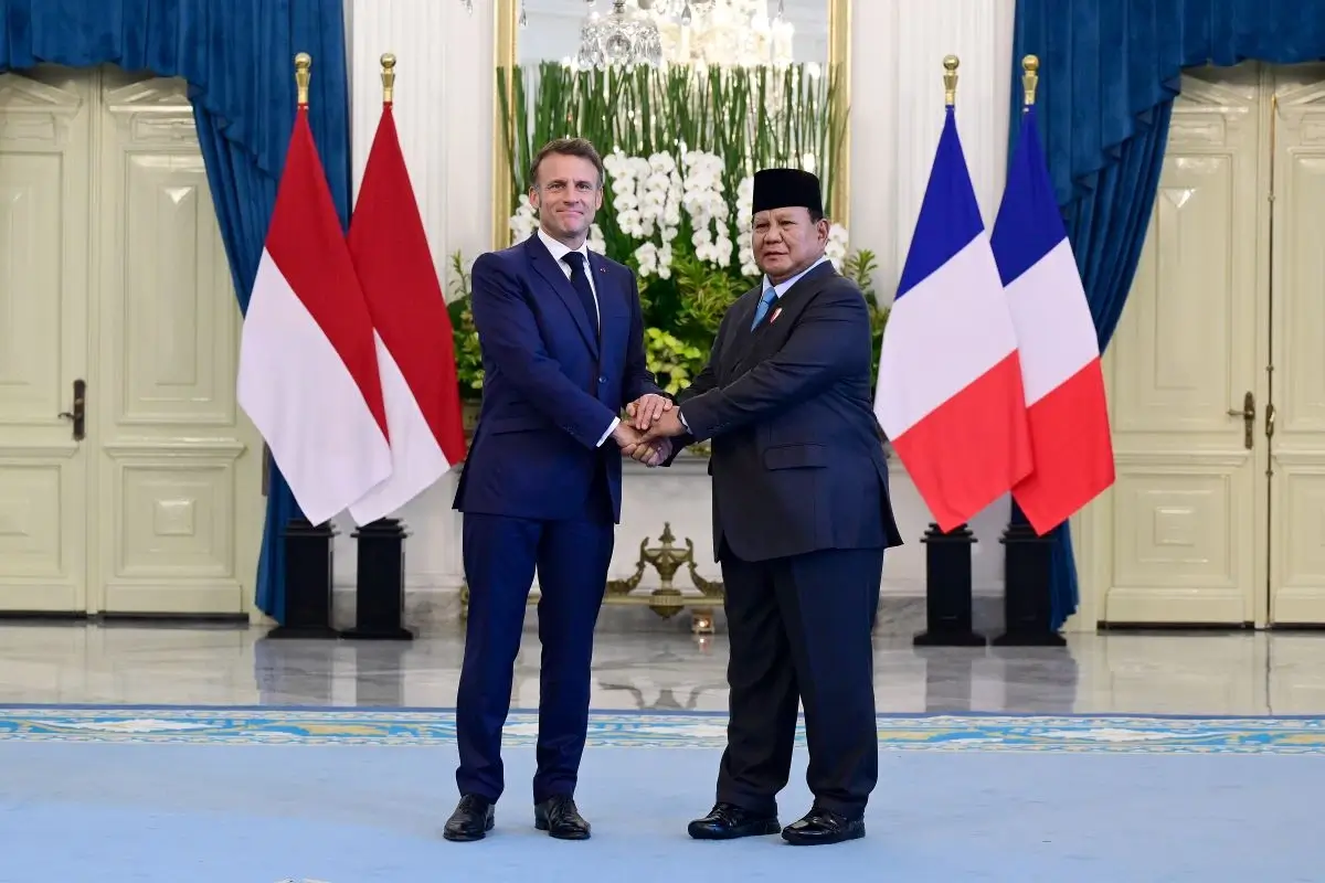 Presiden Prabowo Dan Emmanuel Macron