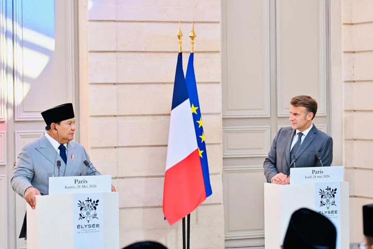 Presiden Prabowo Subianto Dan Presiden Prancis, Emmanuel Macron