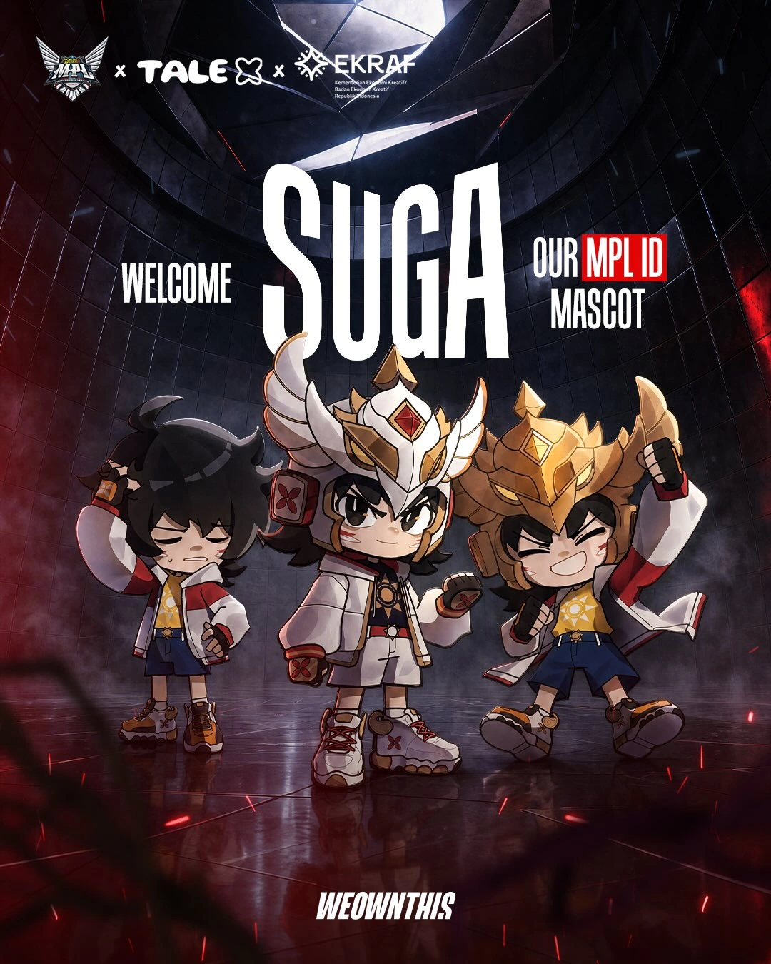 SUGA Our MPL ID Maskot