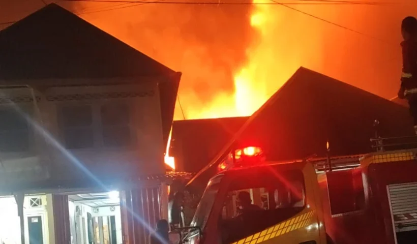 kebakaran di curup