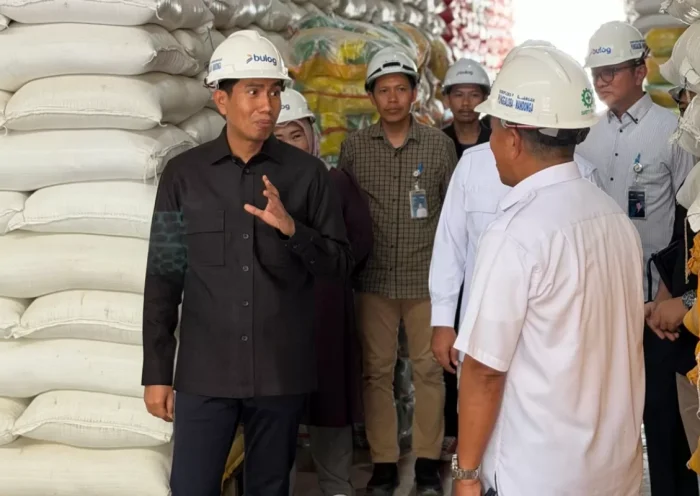 stok beras di gudang Bulog Kolaka