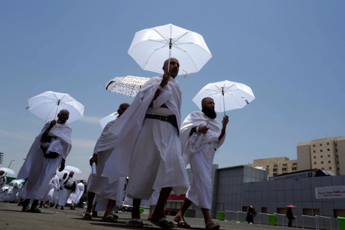 suasana panas terik di arab saudi