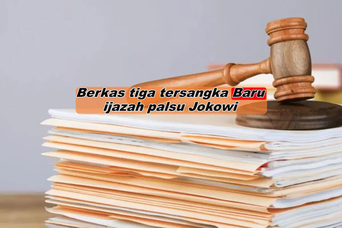 Berkas tiga tersangka ijazah palsu Jokowi