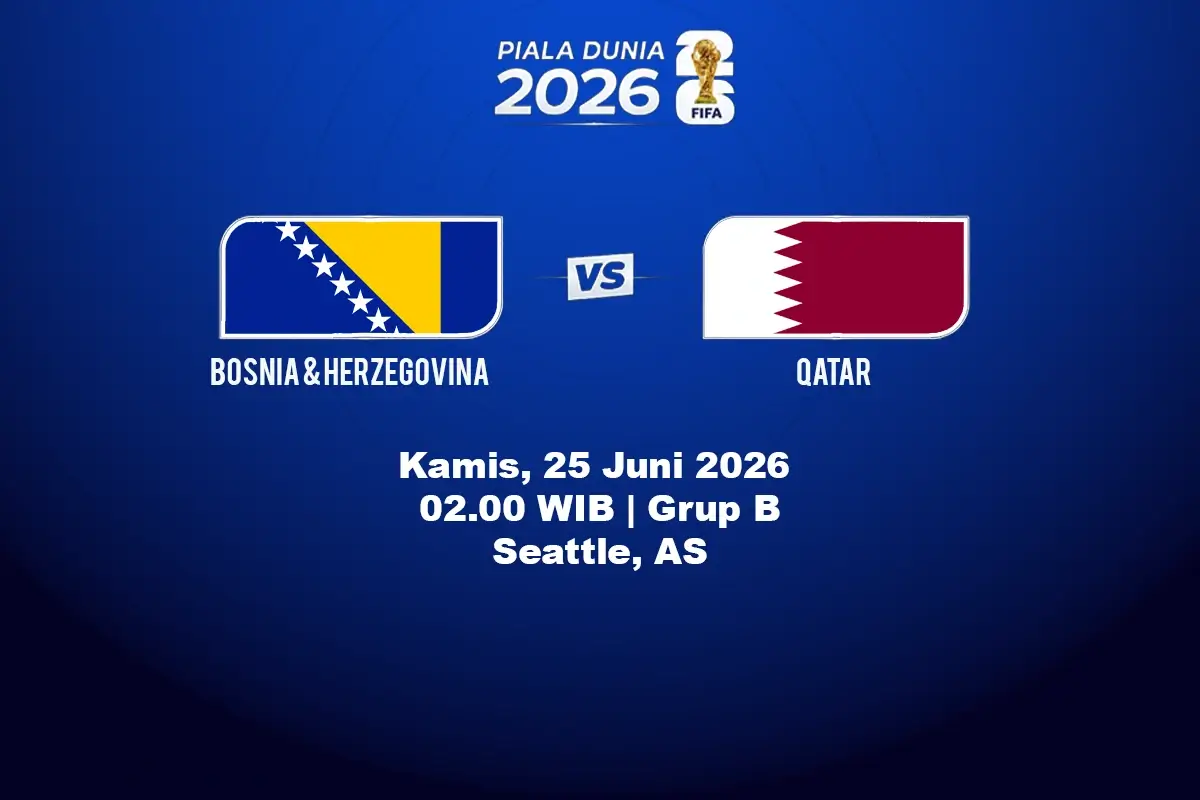 Jadwal Bosnia & Herzegovina vs Qatar